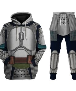 Warhomie Jango Fet Samurai Costume Hoodie Sweatshirt T-Shirt Sweatpants