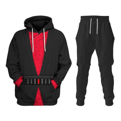 Warhomie Palpatine Costume Hoodie Sweatshirt T-Shirt Sweatpants