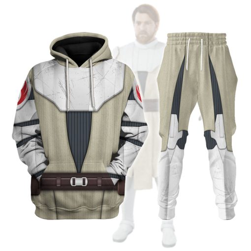 Warhomie General Kenobi Costume Hoodie Sweatshirt T-Shirt Sweatpants