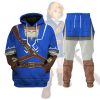 Link Zora Tunic Attire Unisex Hoodie Sweatshirt T-shirt Sweatpants Cosplay