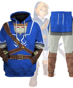 Link Zora Tunic Attire Unisex Hoodie Sweatshirt T-shirt Sweatpants Cosplay