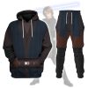 Warhomie Anakin Skywalker's Jedi Robes Costume Hoodie Sweatshirt T-Shirt Sweatpants