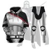 Warhomie Captain Phasma's Armor Costume Hoodie Sweatshirt T-Shirt Sweatpants