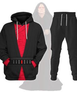 Warhomie Palpatine Costume Hoodie Sweatshirt T-Shirt Sweatpants