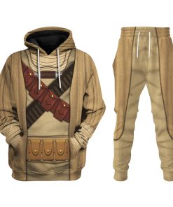 Warhomie Tusken Raiders Costume Hoodie Sweatshirt T-Shirt Sweatpants