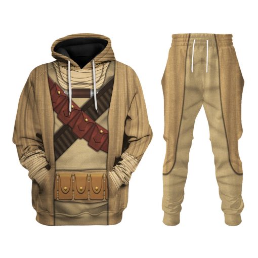 Warhomie Tusken Raiders Costume Hoodie Sweatshirt T-Shirt Sweatpants