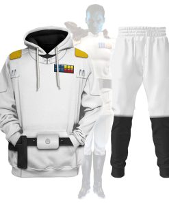 Warhomie Grand Admiral Thrawn Costume Hoodie Sweatshirt T-Shirt Sweatpants