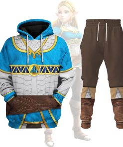 Princess Zelda Attire Unisex Hoodie Sweatshirt T-shirt Sweatpants Cosplay