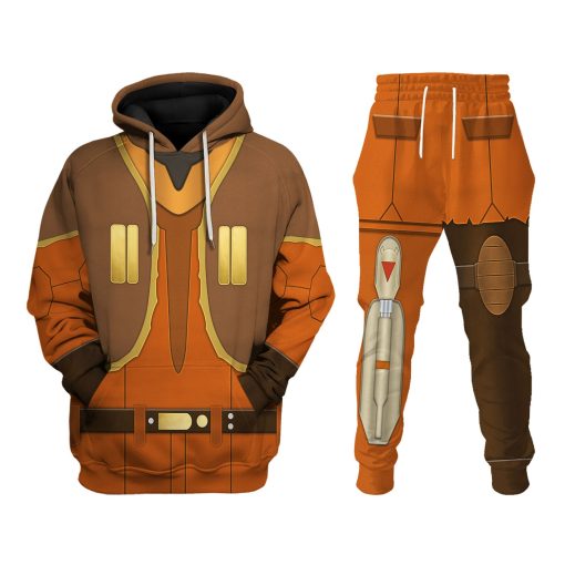 Warhomie Ezra Bridger's Costume Hoodie Sweatshirt T-Shirt Sweatpants