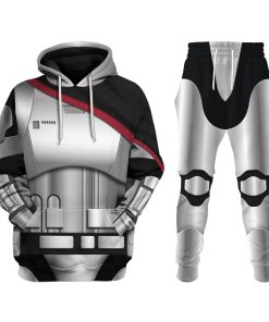 Warhomie Captain Phasma's Armor Costume Hoodie Sweatshirt T-Shirt Sweatpants