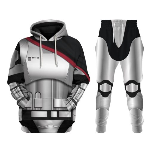 Warhomie Captain Phasma's Armor Costume Hoodie Sweatshirt T-Shirt Sweatpants