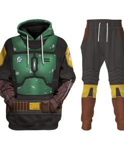 Warhomie The Book Of Boba Fett Costume Hoodie Sweatshirt T-Shirt Sweatpants