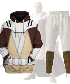 Warhomie Mace Windu's Jedi Robes Costume Hoodie Sweatshirt T-Shirt Sweatpants