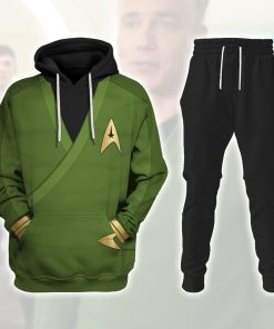 Warhomie Captain Pike Green Costume Hoodie Sweatshirt T-Shirt Sweatpants