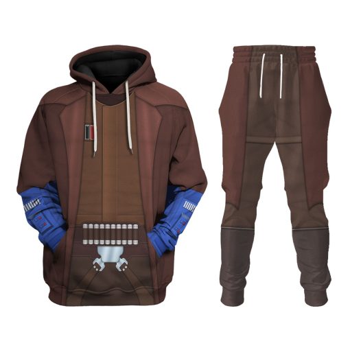 Warhomie Cad Bane's Bounty Hunter Costume Hoodie Sweatshirt T-Shirt Sweatpants