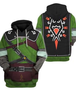 Tears Of The Kingdom Knights of Skyloft Green Unisex Hoodie Sweatshirt T-shirt Sweatpants Cosplay