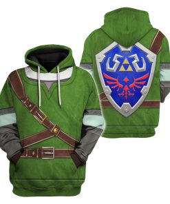 Knights of Skyloft Green Shield Unisex Hoodie Sweatshirt T-shirt Sweatpants Cosplay