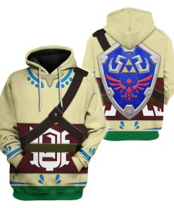 Skyloft Uniform - Skyward Sword Link Attire Shield Unisex Hoodie Sweatshirt T-shirt Sweatpants Cosplay