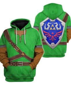 Link Iconic Shield Iconic Costume Unisex Hoodie Sweatshirt T-shirt Sweatpants Cosplay