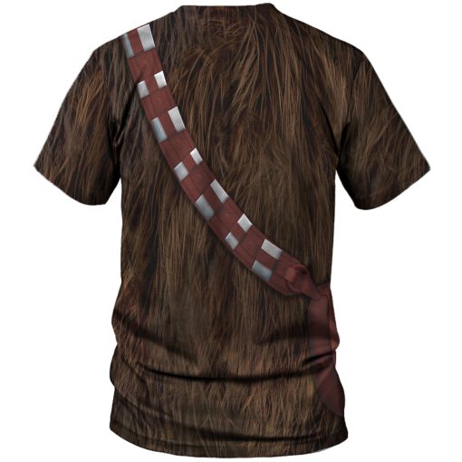 Warhomie Chewbacca Costume Hoodie Sweatshirt T-Shirt