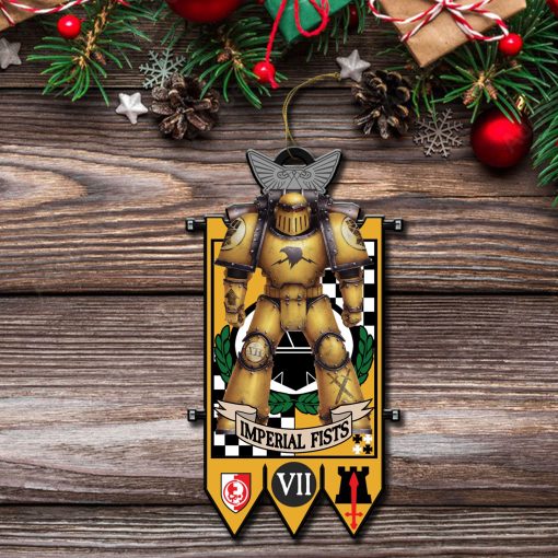 Warhomie 40K IMPERIAL FISTS Ornament Christmas