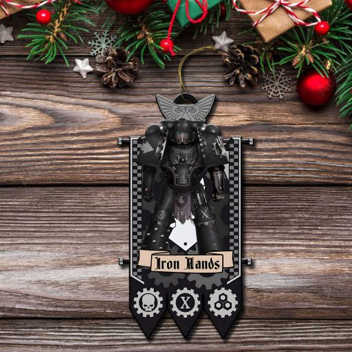 Warhomie 40K Iron Hands Ornament Christmas