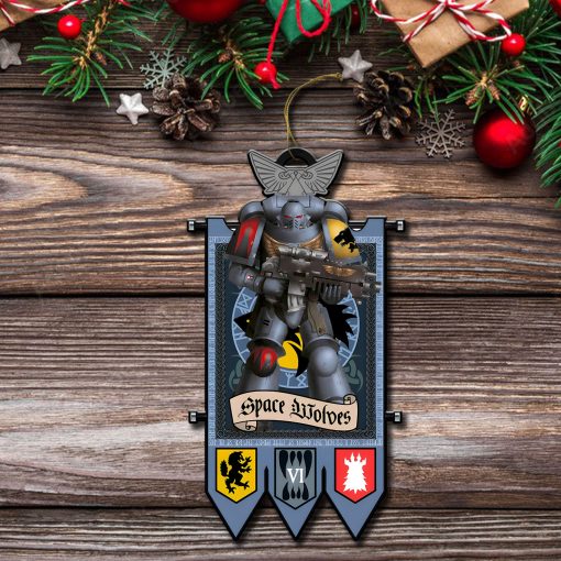 Warhomie 40K SPACE WOLVES Ornament Christmas