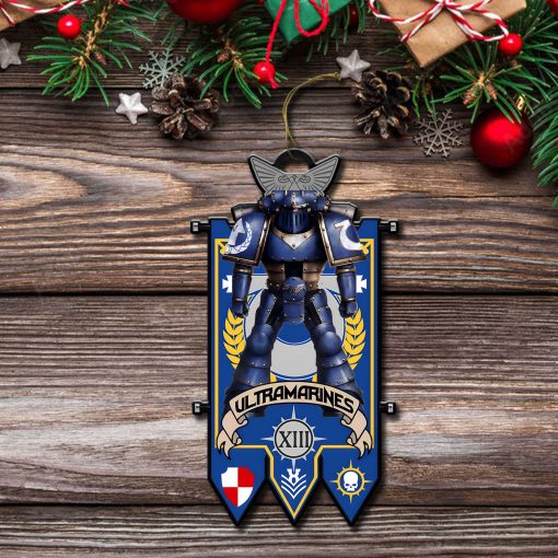 Warhomie 40K ULTRAMARINES IMPERIAL Ornament Christmas