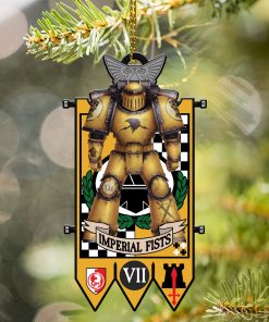 Warhomie 40K IMPERIAL FISTS Ornament Christmas