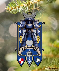 Warhomie 40K ULTRAMARINES IMPERIAL Ornament Christmas