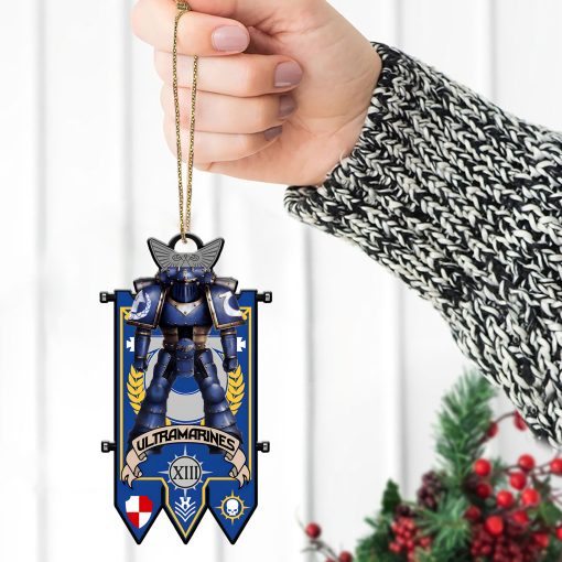 Warhomie 40K ULTRAMARINES IMPERIAL Ornament Christmas