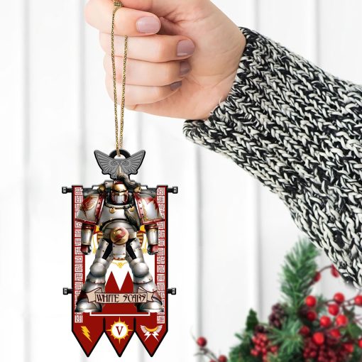 Warhomie 40K WHITE SCARS Ornament Christmas